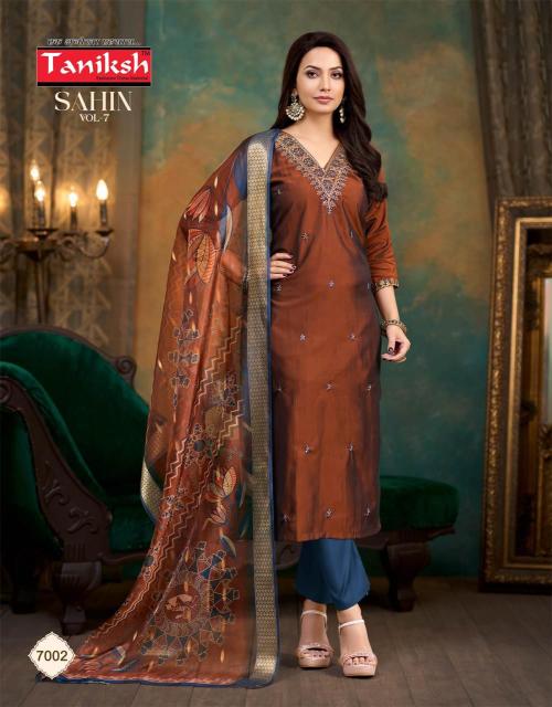 Taniksh sahin vol 7 straight kurtis wholesale  - wholesale export